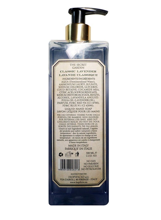 هوبفيكيو صابون هوبفيشيو السائل الفاخر "اللافندر الكلاسيكي" من مجموعة "الحديقة السرية" - 16.9 أونصة سائلة - Image 2